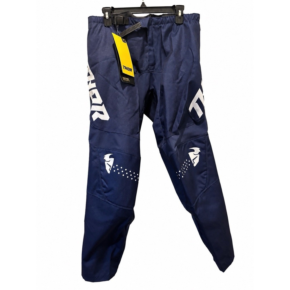 THOR Sector S22 Mens Motocross Dirt Bike Racing Pants 38 Minimal Navy NWT